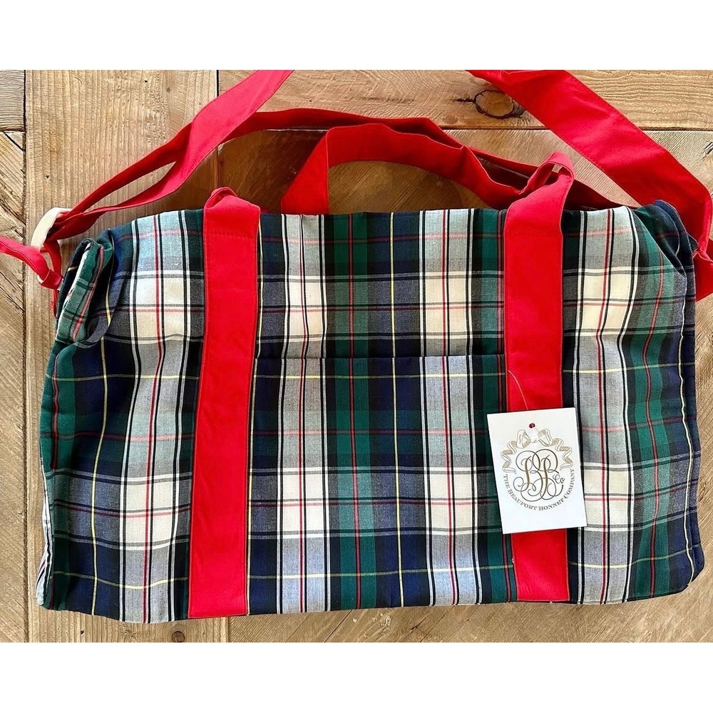 NWT TBBC Beaufort Bonnet Westbury Weekender bag plaid